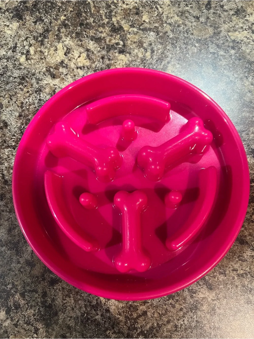 Slow Feeder Puzzle Bowl for dogs - Hot Pink